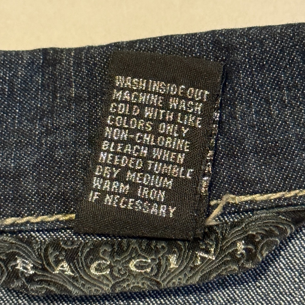 Baccini Denim Jacket size Large - Picture 5 of 9